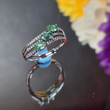 Load image into Gallery viewer, Emerald Ring (Adjustable) – 祖母绿可调节戒指