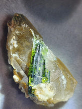 Load image into Gallery viewer, Green Tourmaline with Smoky Citrine