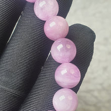 Load image into Gallery viewer, 💗 Kunzite Bracelet (Good Grade • Cat’s Eye) — Calm • Emotional Healing • Heart Chakra