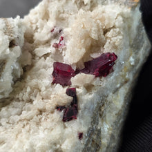 Load image into Gallery viewer, Raw Cinnabar with Dolomite Specimen – 天然朱砂共生白云石矿标