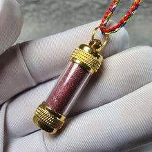 Load image into Gallery viewer, Pure Cinnabar Powder Pendant Necklace – Protection & Auspicious Energy