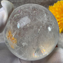 Load image into Gallery viewer, Clear Quartz Sphere – 白水晶圆球摆件