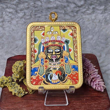 Load image into Gallery viewer, Hand-drawn Thangka Pendant – Zashi Lhamo / 扎基拉姆