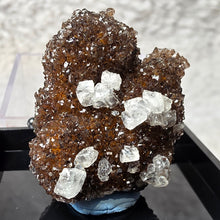Load image into Gallery viewer, Brown-Orange Chalcedony with Calcite & Quartz (Inner Mongolia) – Grounding, Vitality & Abundance