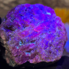 Load image into Gallery viewer, Raw Ruby with Kyanite Specimen Display – 红宝石共生蓝晶石原矿摆件