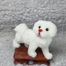 Load image into Gallery viewer, Afghanistan White Jade Maltese Carving Display (Hand-Carved)