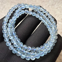 Load image into Gallery viewer, ๐ Aquamarine (Top Grade) Bracelet โ Calm ยท Clarity ยท Courage
