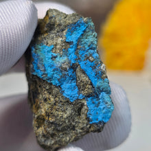 Load image into Gallery viewer, Blue Aerinite Specimen Display (Spain) – 西班牙蓝纤石标本摆件