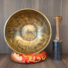 Load image into Gallery viewer, Full Moon Brass Singing Bowl – 满月黄铜颂钵