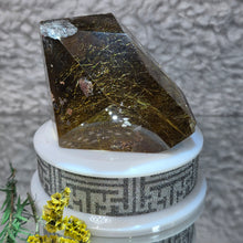 Load image into Gallery viewer, Golden Rutiles in Quartz Display – Manifestation & Abundance Energy