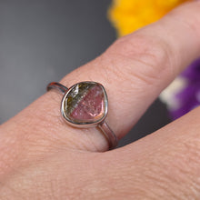 Load image into Gallery viewer, Watermelon Tourmaline Ring (Adjustable) – 西瓜碧玺可调节戒指