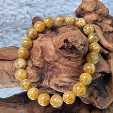 Load image into Gallery viewer, Golden Rutilated Quartz Bracelet – 金发晶手链 (Good Grade)