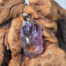 Load image into Gallery viewer, Ametrine 9-Tailed Fox Pendant – 紫黄晶九尾狐