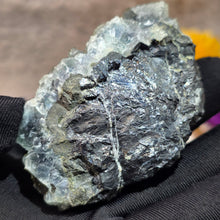 Load image into Gallery viewer, Blue-Green Fluorite with Sphalerite, Arsenopyrite & Quartz (Inner Mongolia) – 内蒙古天然蓝绿色萤石闪锌矿毒砂石英共生矿物标本