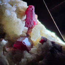 Load image into Gallery viewer, Raw Cinnabar with Dolomite Specimen – 天然朱砂共生白云石矿标