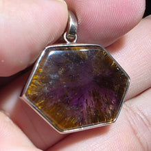 Load image into Gallery viewer, Cacoxenite Trapiche Pendant – Spiritual Awakening, Abundance & Higher Alignment