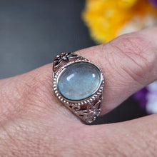 Load image into Gallery viewer, Aquamarine Ring (Adjustable) – 海蓝宝可调节戒指