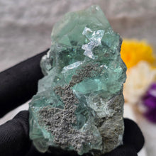 Load image into Gallery viewer, Green Fluorite Specimen (Xianghualing Mine, Hunan, China) – 湖南香花岭矿天然绿色萤石矿物标本