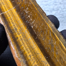 Load image into Gallery viewer, Yellow Tiger Eye Slab Display – Wealth Focus, Confidence & Protective Energy