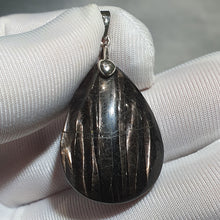 Load image into Gallery viewer, Hypersthene Pendant – Grounding & Focus Stone