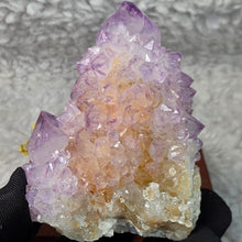 Load image into Gallery viewer, Spirit Quartz with Citrine Cluster Display – 仙人掌水晶伴黄水晶簇摆件