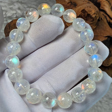 Load image into Gallery viewer, Rainbow Moonstone Bracelet (Madagascar) – 马达加斯加彩光月光石手链