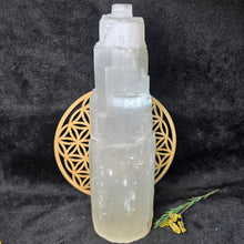 Load image into Gallery viewer, Raw Selenite Tower Display (30cm) – 透石膏能量柱摆件