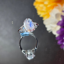Load image into Gallery viewer, Good Grade Moonstone Ring (Adjustable) – 优质月光石可调节戒指