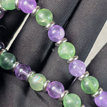 Load image into Gallery viewer, Amethyst with Green Fluorite Customised Necklace – 紫水晶配绿萤石定制项链
