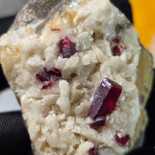 Load image into Gallery viewer, Raw Cinnabar with Dolomite Specimen – 天然朱砂共生白云石矿标
