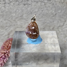 Load image into Gallery viewer, Cacoxenite Fox Pendant – 紫钛晶狐狸吊坠
