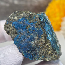 Load image into Gallery viewer, Blue Aerinite Specimen Display (Spain) – 西班牙蓝纤石标本摆件