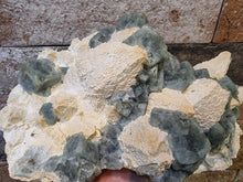 Load image into Gallery viewer, Blue Fluorite with Milky Quartz from Inner Mongolia (Old Mine)