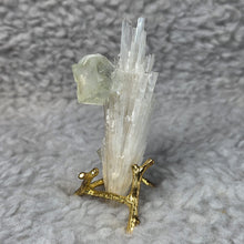 Load image into Gallery viewer, Natural Green Apophyllite on Scolecite – Calming &amp; Heart Healing Crystal Specimen
