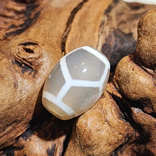 Load image into Gallery viewer, 🤍 White Agate Dzi Bead – Purity, Protection &amp; Balance
