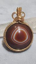 Load image into Gallery viewer, ✨ In-House Handmade Wire Wrapped Tibetan Red Eye Agate Pendant✨

