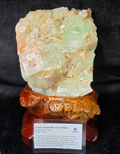 Load image into Gallery viewer, Jumbo Green Apophyllite with Stilbite Mineral Specimen (Maharashtra, India) – 印度马哈拉施特拉邦大型绿色鱼眼石共生辉沸石天然矿物标本
