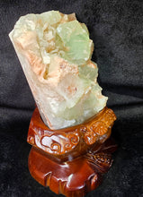 Load image into Gallery viewer, Jumbo Green Apophyllite with Stilbite Mineral Specimen (Maharashtra, India) – 印度马哈拉施特拉邦大型绿色鱼眼石共生辉沸石天然矿物标本
