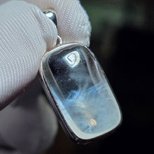 Load image into Gallery viewer, Blue Needle Quartz Pendant – 天然蓝针水晶吊坠
