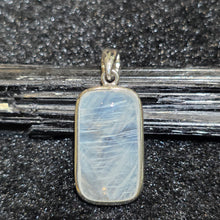 Load image into Gallery viewer, Blue Needle Quartz Pendant – 天然蓝针水晶吊坠
