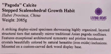 Load image into Gallery viewer, Pagoda Calcite Mineral Display (Hubei, China) – 中国湖北天然宝塔方解石矿物摆件
