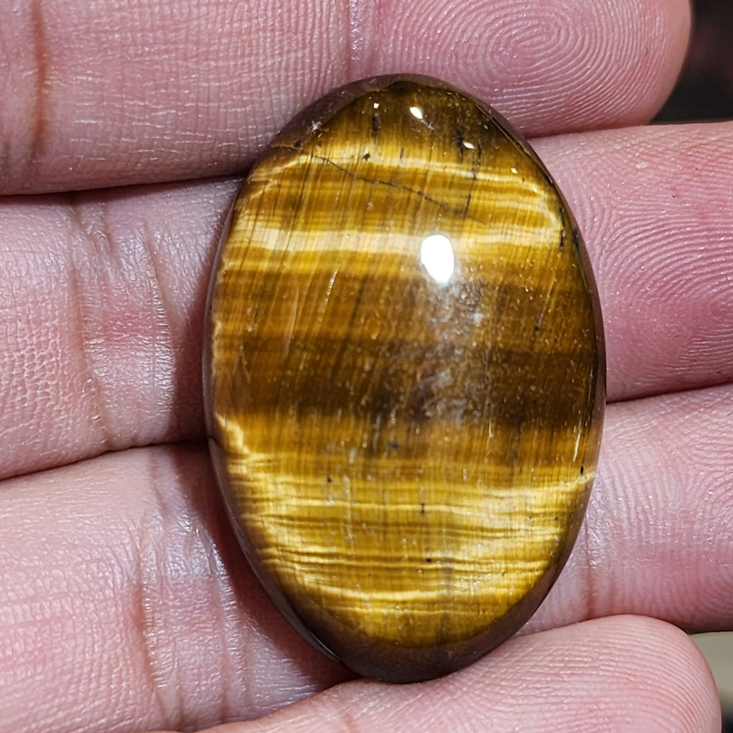 Yellow Tiger Eye Cabochon – Natural Gemstone for Energy & Protection