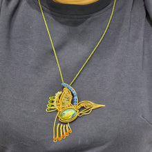 Load image into Gallery viewer, ✨Handcrafted Wire Wrapped Crystal Humming Bird✨
