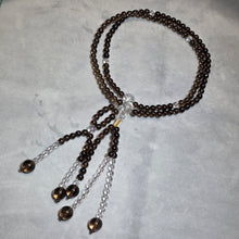 Load image into Gallery viewer, In-House Customised Juzu – Smoky Quartz &amp; Clear Quartz
