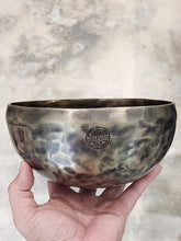 Load image into Gallery viewer, Hand Made Brass Full Moon Singing Bowl (Cleansing)
