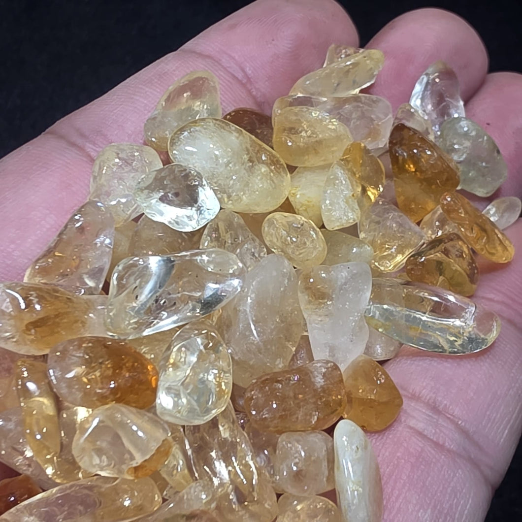 Citrine Loose Crystal Bits – Abundance & Positivity