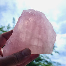 Load image into Gallery viewer, 🌸 Raw Rose Quartz Crystal from Madagascar – Love, Harmony &amp; Healing
