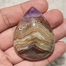Load image into Gallery viewer, 💜✨ Amethyst &amp; Crazy Lace Agate Pendant — Calm Spirit, Joyful Heart ✨🧡
