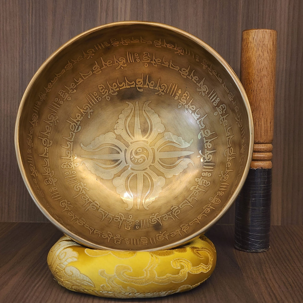 Sacred Sound Healing - Handcrafted Brass Singing Bowl