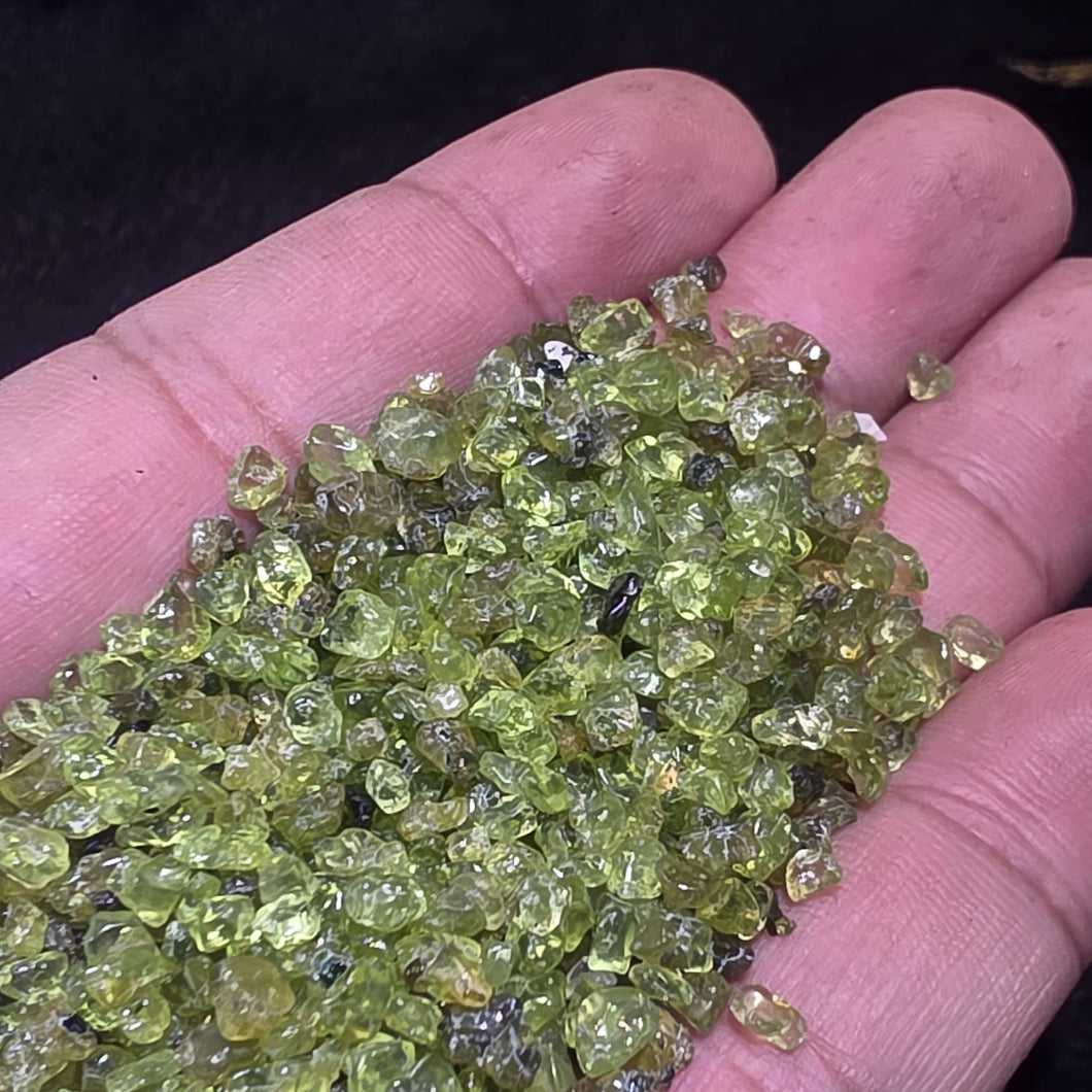 Peridot Loose Crystal Bits – Renewal & Abundance